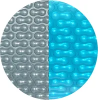 Solarplane Rund 300cm Darkblue-Silver 400µm Geobubble Isolation Solarfolie Pool