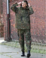 BW Nässeschutzjacke flecktarn, 1 (44/46)