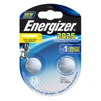 Energizer Knopfzelle CR 2025 Ultimate Lithium, 3 V, 2er Pack