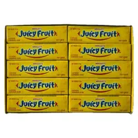 Wrigley‘s Juicy Fruit Kaugummi - 20 Packungen - 20x 5 Streifen - 100 Stück