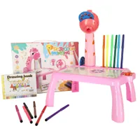 Kreative Ecke Projektionstisch für Projektor Zeichnung Tabelle Giraffe Rosa