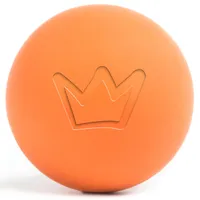 RUDELKÖNIG Hundeball orange – Ball aus Naturkautschuk, unzerstörbarer Spielball 6,5 cm