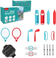 20 in 1 Zubehör Set Bundle für Nintendo Switch Sports Game/Spiel