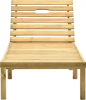 VidaXL 49087, Lounge, Obite siedzisko, Drewno sosnowe
