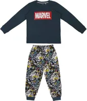 Marvel Avengers Jungen Schlafanzug langarm - bunt 128 (8 Jahre)
