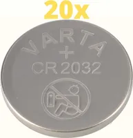 20x Varta Lithium 3V CR2032-P Bulk 3V/220mA lose