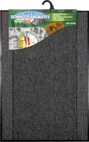 Schmutzfangmatte Eingangstürmatte rutschfest für innen & außen, grau  - 60 x 91 cm