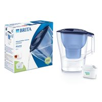 Brita Wasserfilter-Kanne Aluna blau 2,4L inkl.1 Maxtra Pro Kartusche (1er Pack)