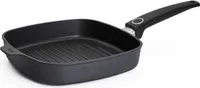 Woll "Diamond Lite" Steakpfanne, viereckig mit Rillen & festem Stiel, 24 x 24 cm, 4 cm hoch - NICHT Induktionsgeeignet