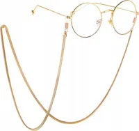 Brillenkette - Elegante Panzerkette - Stilvoll und praktisch - Gold - Langlebigkeit - Modisches Accessoire - Sicheres Halten
