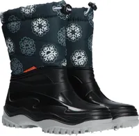 DEMAR Kinder Schneeschuhe Winterstiefel Boots Winterschuhe gefüttert Pico light C Schwarz 34/35