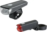 LED Fahrrad Beleuchtung Set 20 LUX Licht StVZO Lampe Scheinwerfer Rücklicht