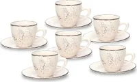 Tognana Porcellane LS185015667 Filiżanka do kawy beżowa 6 szt