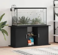 vidaXL Akvarijní stojan černý 121x41x58 cm Dřevěný materiál
