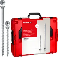 Fischer Power Fast II L-Boxx 102 Schrauben-Set