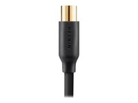 Belkin F3Y057BT2M, 2 m, Schwarz