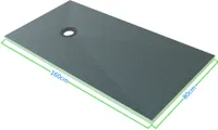 160x80cm Duschelement befliesbar bodeneben Fußbodenheizung Duschboard Gefälleplatte Duschwanne H:40mm