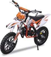 Kinder Mini Enduro Crossbike Gazelle 49 cc 2 takt Motorcrossbike Pocketbike (Orange)