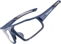 ROCKBROS Photochrome Fahrrad Sonnenbrille Blau Radbrille für Outdoor-Aktivitäten UV400 Schutz