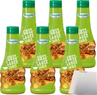 Develey Süß-Sauer Sauce 6er Pack (6x250ml Flasche) + usy Block