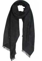 Glamexx24 Damen schal mit Mustermix im Blumendesign Langschal Loop Schlauchschal Tuch-Farbe: Schwarz