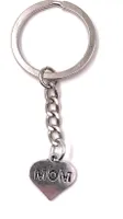 Onwomania Schlüsselanhänger Muttertag Herz Mama Metall Anhänger Charm
