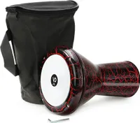 Orientální dětský buben darbuka percussion z litého hliníku s popraskaným lakovaným efektem