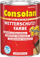 Consolan Wetterschutz-Farbe 2,5 L anthrazitgrau