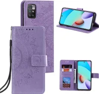 Pouzdro pro mobilní telefon Xiaomi Redmi 10/10 Prime Flipové pouzdro Mandala Cover Purple