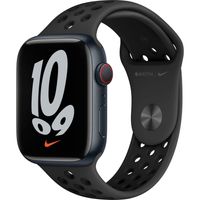Apple Watch Nike Series 7 45 mm OLED 4G Schwarz GPS