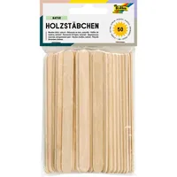 folia Bastelholz natur Holzstäbchen 50 St.