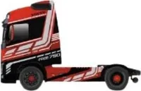 Str. Fire Haulers Volvo FH16 Dunkelrot 1:43 BBURAGO