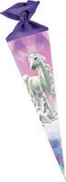 Nestler Schultüte Einhorn Märchenwald 70 cm rund Filz
