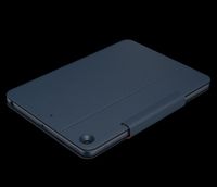 Logitech Rugged Combo 3 Tablet-Tastatur blau geeignet für Apple iPad 7. Gen (2019), Apple iPad 8. Gen (2020), Apple iPad 9. Gen (2021)
