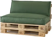 2L Home &amp; Garden Palettenkissen Lounge Oliven Grün - 120 x 80cm