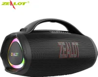 ZEALOT S98 BT-Lautsprecher, kabelloser Stereo-Lautsprecher 150W,bunten Lichtern, tragbarer wasserdichter Lautsprecher Mobiler Lautsprecher für Draußen
