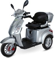 ECO ENGEL 500 Silber, 1000 Watt, 25 km/h, Elektromobil für Senioren, 3 Rad Scooter