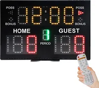 Digitale LED-Anzeigetafel fuer den Innenbereich, Tischanzeigetafel fuer Basketball, Volleyball, Tennis, Boxspiel