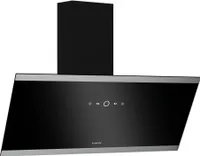 Klarstein FlashLine digestor - 90 cm digestor, dotykový displej, 524 m³/h, energetická účinnosť A++, LED osvetlenie, tichý 34,5 dB, čierny, režim odsávania vzduchu a recirkulácie