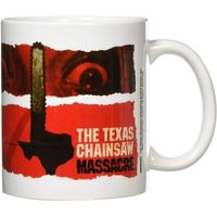 The Texas Chainsaw Massacre - Kaffeebecher "Newsprint" PM2161 (Einheitsgröße) (Weiß/Rot/Schwarz)
