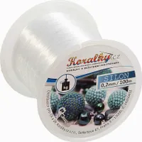 Korálky.cz s.r.o. Vlasec na korálky 0,2mm/100m - 1 ks
