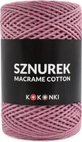 Kokonki Makrame Garn Rosa 2mm 200m Baumwolle