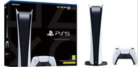 Sony PlayStation 5 Digital Edition, PlayStation 5, Schwarz, Weiß, 16000 MB, GDDR6, AMD, AMD Ryzen Zen 2