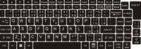 SK plné nálepky na klávesnici pro notebooky a PC 13 x 13