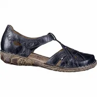 Josef Seibel Rosalie 29 Damen Leder Sommer Halbschuhe schwarz, Lederfutter, weiches Leder Fußbett