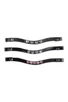 HKM Stirnbänder Hobby Horse 3er Set rosa/silber 140703871.0001