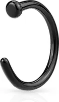 Nasenring Nasenpiercing Piercing Hufeisen Ring Nose Hoop  8 mm