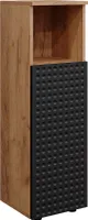 Vicco Midischrank Irma, 30 x 95 cm, Goldkraft Eiche/Anthrazit