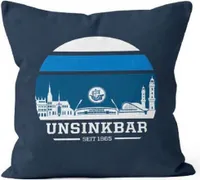 F.C. Hansa Rostock Deko-Kissen Skyline 40x40 cm