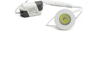 Mini LED Einbauleuchte Spot 1 Watt inklusive Trafo weiß Warmweiß